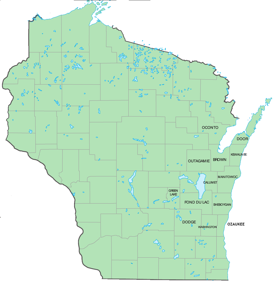 WI Counties Served